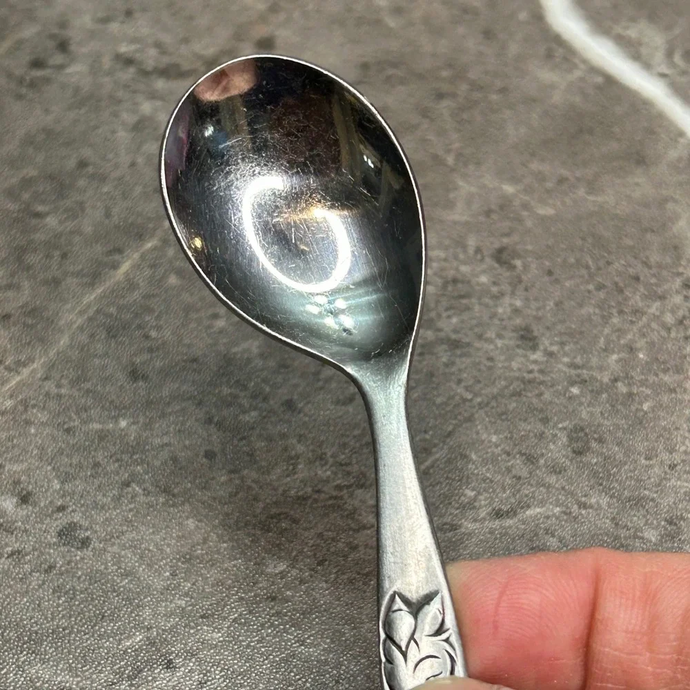 Vintage Disney Bambi Baby Spoon Stainless by Bonny Walt Disney Productions Japan